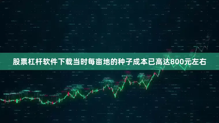 股票杠杆软件下载当时每亩地的种子成本已高达800元左右